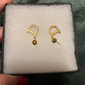 Authentic Christian Dior Dangle Earrings